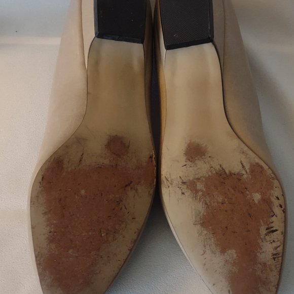 Hush Puppies Soft Style 77750 Darlene beige women’s skimmer flats, size 9N - Picture 4 of 5
